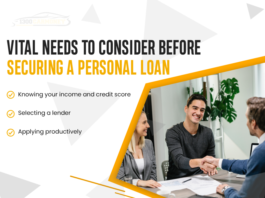 Vital needs to consider before securing a personal loan